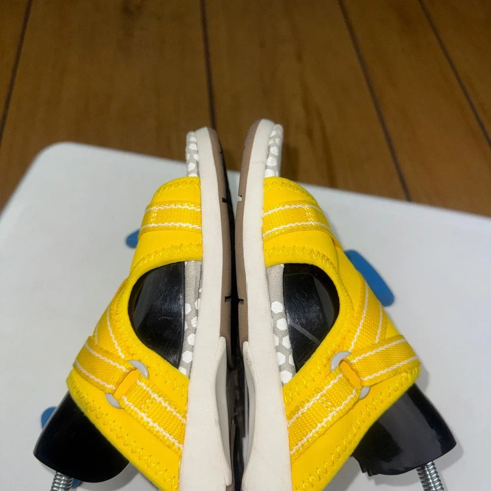 Eddie Bauer Saratoga Yellow‎ Sport Slide Sandals Womens 7.5 Adjustable Straps